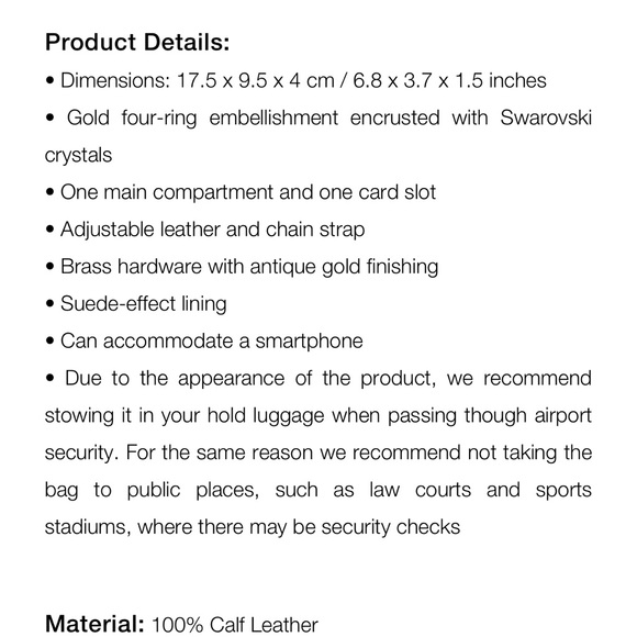 Brand new . Never worn. Alexander McQueen bag - Picture 7 of 8